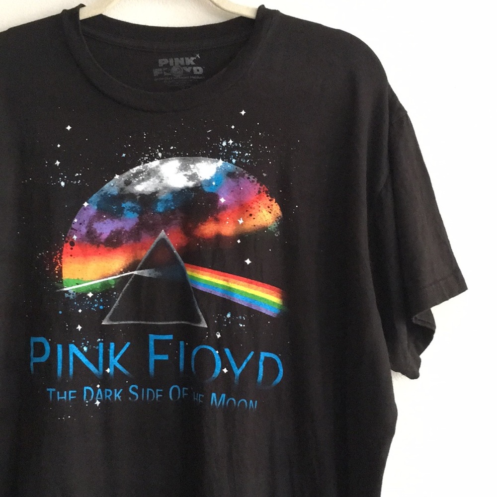 Pink Floyd black graphic band tee t-shirt XL